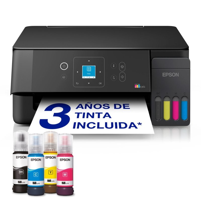Epson EcoTank ET-2920 WLAN-Tintenstrahldrucker, A4-Multifunktionsgerät