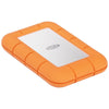 LaCie STMF4000400 Externes Solid-State-Laufwerk 4 TB USB Typ-C USB 3.2 Gen 2x2 Grau, Orange