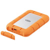 LaCie STMF4000400 Externes Solid-State-Laufwerk 4 TB USB Typ-C USB 3.2 Gen 2x2 Grau, Orange