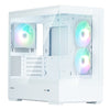 Zalman P30 V2 Matx Box 3x 120-mm-Lüfter mit ARGB, 2x USB 3.0, weiß, ohne Netzteil