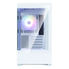 Zalman P30 V2 Matx Box 3x 120-mm-Lüfter mit ARGB, 2x USB 3.0, weiß, ohne Netzteil