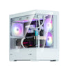 Zalman P30 V2 Matx Box 3x 120-mm-Lüfter mit ARGB, 2x USB 3.0, weiß, ohne Netzteil