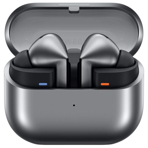 Samsung Galaxy Buds3 Pro – Kabellose Bluetooth-Kopfhörer mit aktiver Geräuschunterdrückung – Silbergrau