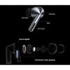 Samsung Galaxy Buds3 Pro – Kabellose Bluetooth-Kopfhörer mit aktiver Geräuschunterdrückung – Silbergrau