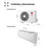 LG REPLACE12X.SET Split-Klimaanlage, 12.040 BTU, A++, Inverter mit Wärmepumpe, WLAN