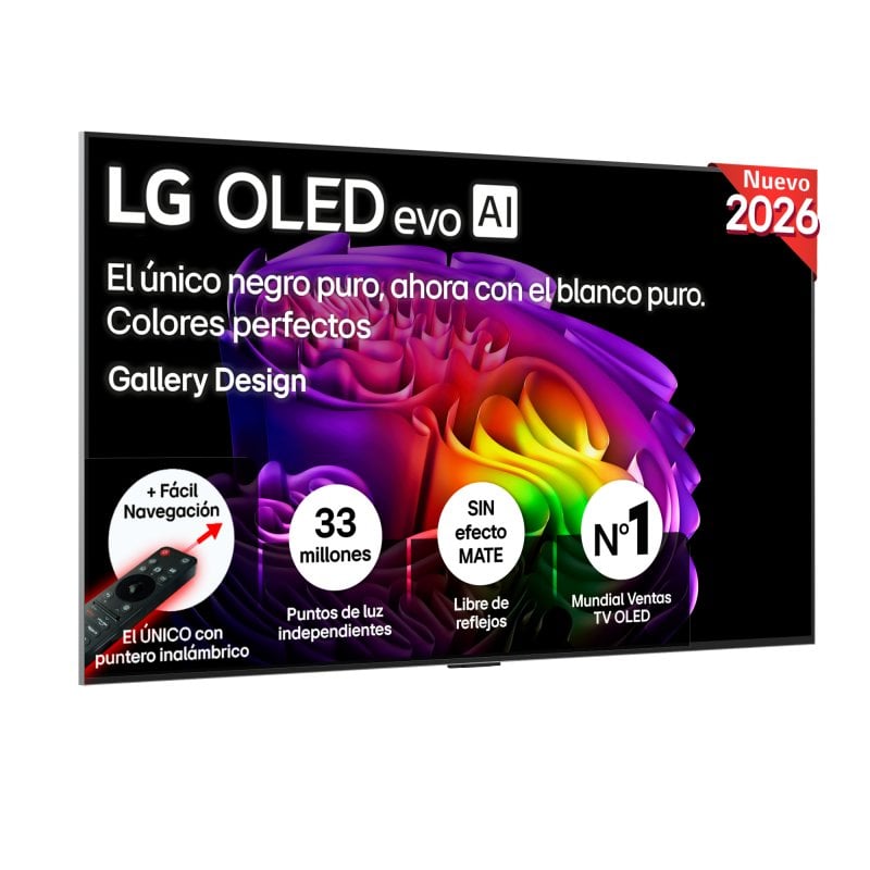 LG OLED evo OLED55G64LW 55-Zoll-Fernseher, 4K Ultra HD, 120 Hz, Smart-TV, WebOS, HDR10, Dolby Vision
