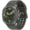 Samsung Galaxy Watch Ultra2 4G LTE 47 mm Titan Silber, grünes Armband