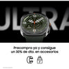 Samsung Galaxy Watch Ultra2 4G LTE 47 mm Titan Silber, grünes Armband