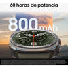 Samsung Galaxy Watch Ultra2 4G LTE 47 mm Titan Silber, grünes Armband
