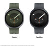 Samsung Galaxy Watch9 LTE 4G 44 mm Graphit, schwarzes Armband
