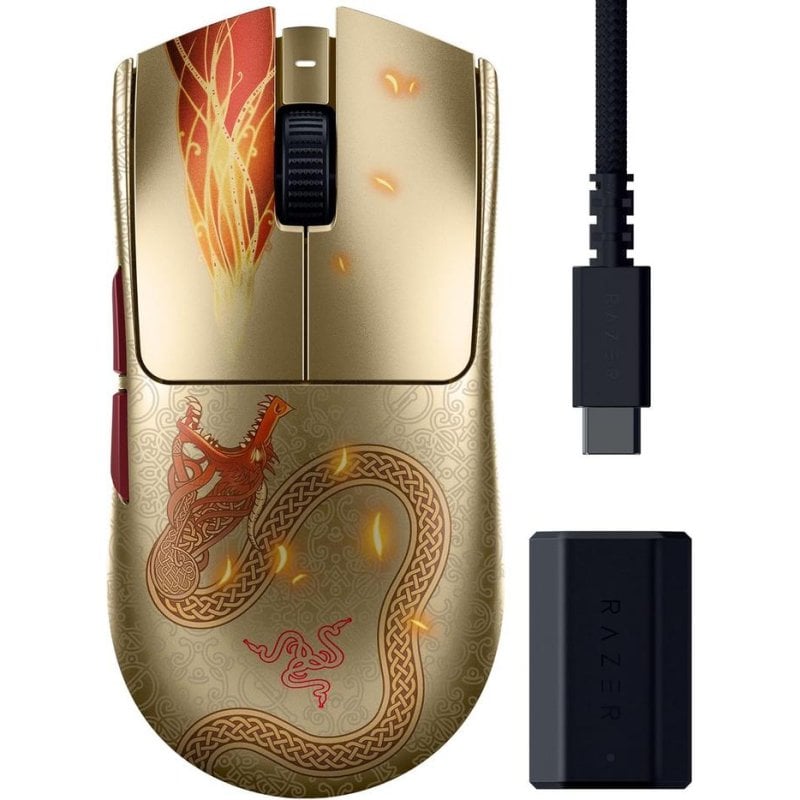 Razer Viper V3 Pro Funkmaus 35.000 DPI 8 kHz CS2 Dragon Lore Ultralight