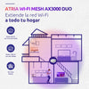 Leistungsstarkes ATRIA MESH Wi-Fi 6 AX3000 3 Gbit/s-System
