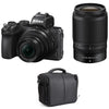Nikon Z50 + 16–50 mm + 50–250 mm + Tasche | 2 Jahre Garantie