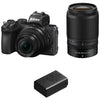 Nikon Z50 + 16–50 mm + 50–250 mm + 1 Nikon EN-EL25 | 2 Jahre Garantie