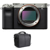 Sony Alpha a7C Silber, neu + Tasche
