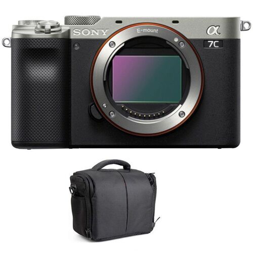 Sony Alpha a7C Silber, neu + Tasche