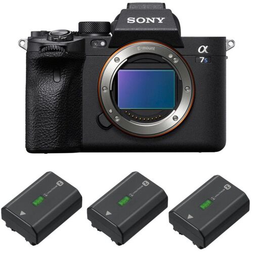 Sony Alpha a7S III (ohne Objektiv) + 3 Sony NP-FZ100