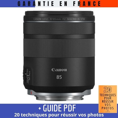 Canon RF 85 mm f/2 Makro IS STM + PDF-Anleitung von MCZ DIRECT „20 Techniken für gelungene Fotos“