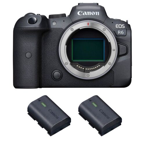 Canon EOS R6 (ohne Objektiv) + 2 Canon LP-E6NH | 2 Jahre Garantie