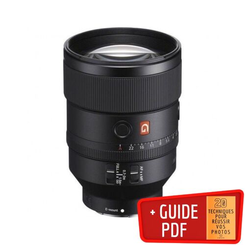 Sony FE 135 mm f/1,8 GM + PDF-Leitfaden „20 TECHNIKEN FÜR GELUNGENE FOTOS“