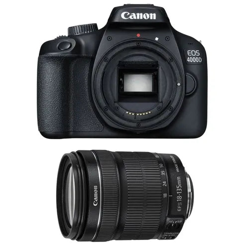 Canon EOS 4000D + EF-S 18-135mm IS STM, 3 Jahre Garantie