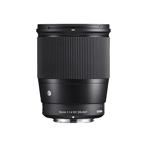 Sigma Contemporary - Objektiv - 16 mm - f/1.4 DC DN - Sony E-mount - für Sony Cinema Line; a VLOGCAM; a1; a1 II; a6700; a7 IV; a7 V; a7C II; a7CR; a7R V; a9 III