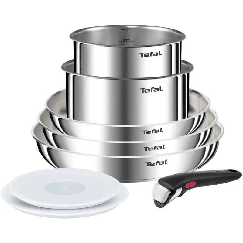 Tefal Ingenio Emotion Kochgeschirr-Set 8-teilig Edelstahl Induktion L8968S04